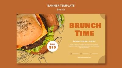 Brunch Banner Template – Free Download