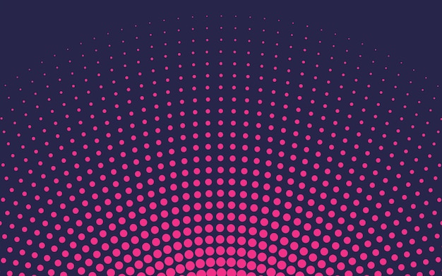 Pink Gradient Halftone Background Vector – Free Download