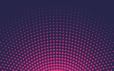 Pink Gradient Halftone Background Vector – Free Download