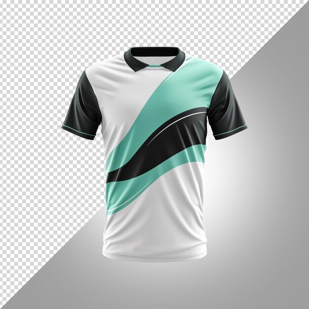 Esport Jersey Mockup on White Background – Free Download