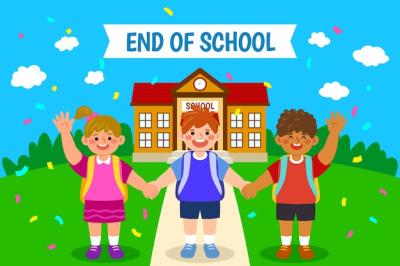 Flat End of School Background – Free Download