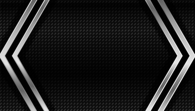 Dark Carbon Fiber and Metal Geometric Background – Free Download