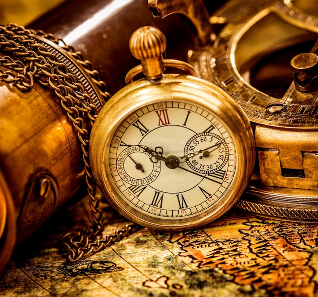 Antique Pocket Watch Still Life – Free Stock Photo for Download