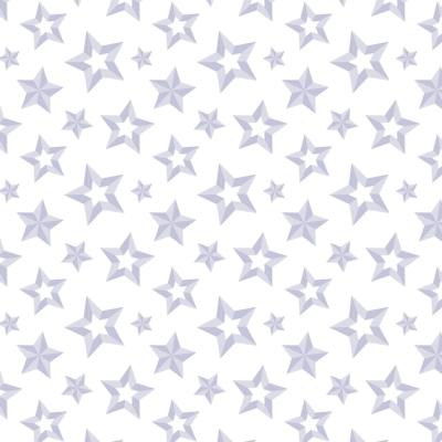 Silver Stars Pattern Design in Flat Style – Free Download