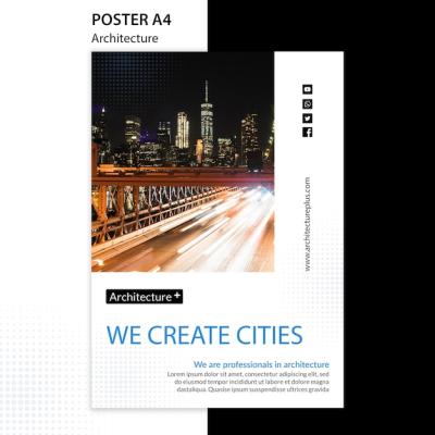 Architecture Concept Poster Template – Free to Download