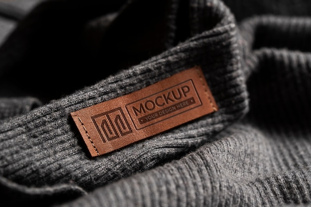 Sweater Label Mockup – Free Download