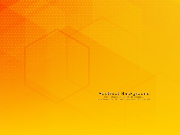 Abstract Modern Yellow Color Hexagon Shapes Background – Free Stock Photo for Download