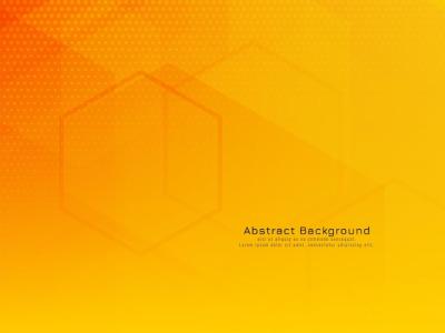 Abstract Modern Yellow Color Hexagon Shapes Background – Free Stock Photo for Download