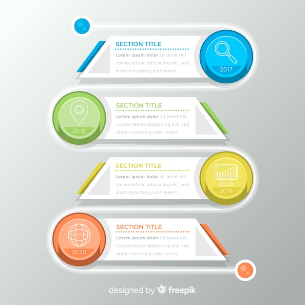 Professional Timeline Infographic – Free Download