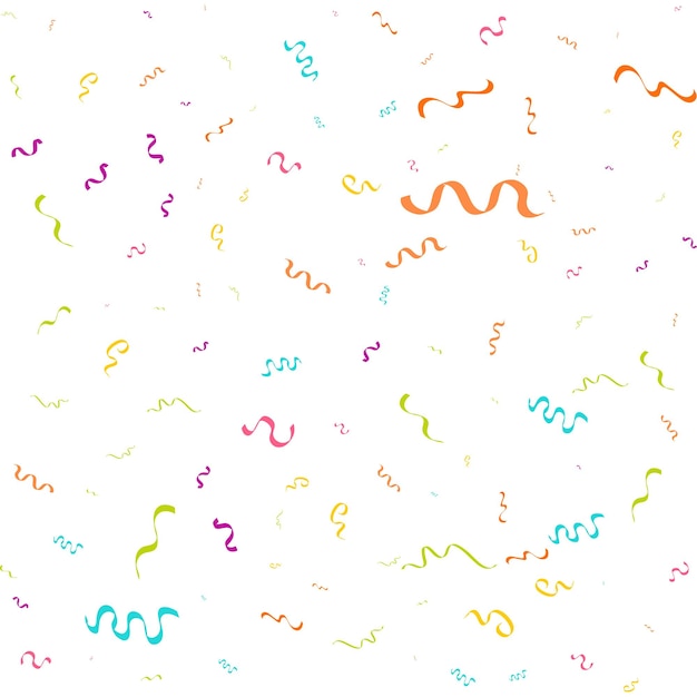 Colorful Confetti and Ribbon for Carnival Christmas or New Year Celebration – Free Download