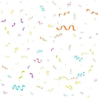 Colorful Confetti and Ribbon for Carnival Christmas or New Year Celebration – Free Download