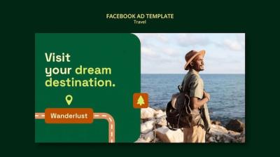 Flat Design Travel Template – Free to Download