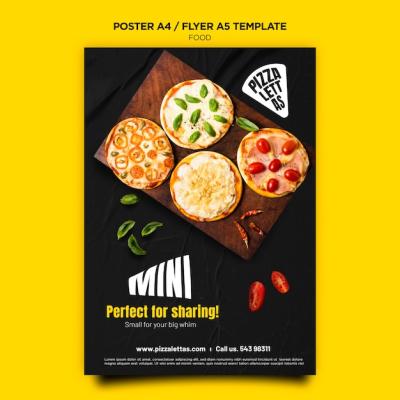 Italian Food Poster Template – Free Download