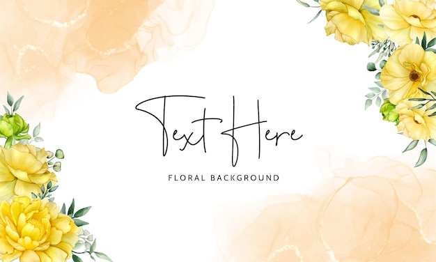 Beautiful Blooming Watercolor Flower Background – Free to Download