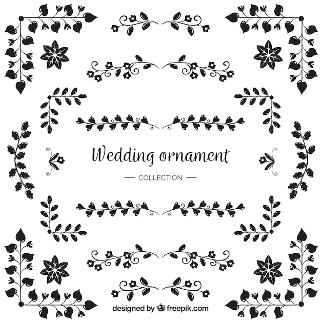 Wedding Ornaments Vector Pack – Download Free Stock Photo