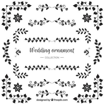 Wedding Ornaments Vector Pack – Download Free Stock Photo