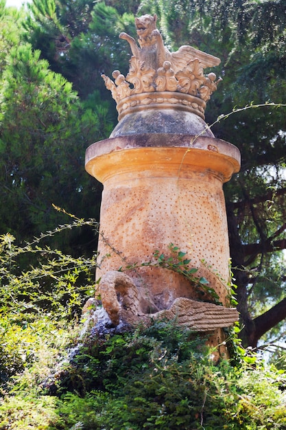 Sculpture at Labyrinth Park of Horta in Barcelona – Free to Download