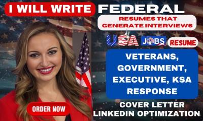 I Will Create Tailored Federal Resumes for USAJOBS, ATS, Engineering Roles, and LinkedIn Profiles