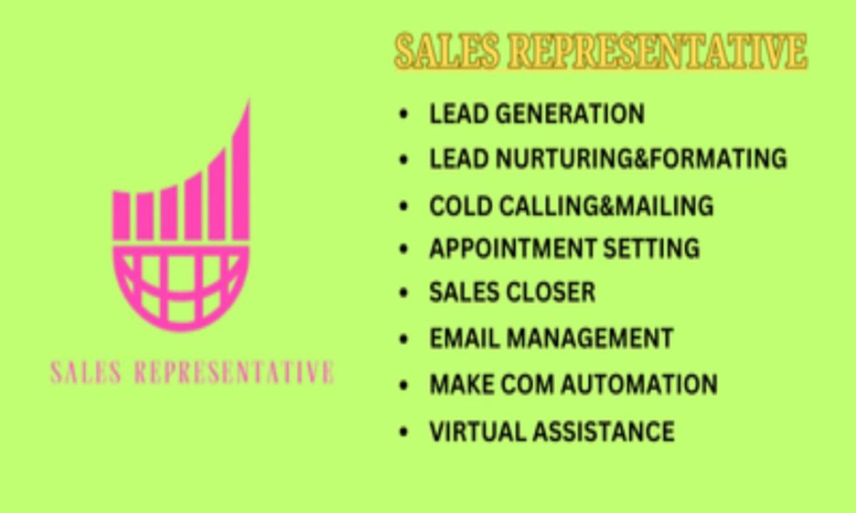 Be a Sales Representative, Sales Agent, Salesperson, Sales Closer!