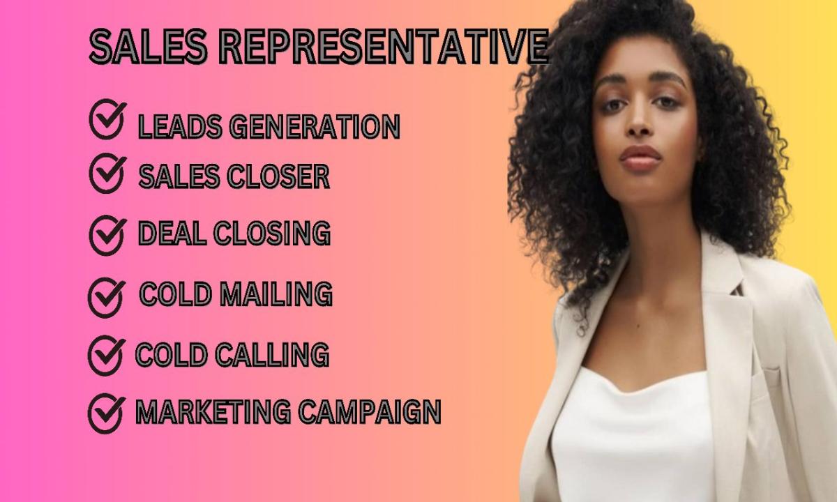 Be Your Expert Sales Representative, Sales Agent, Salesperson, or Sales Closer