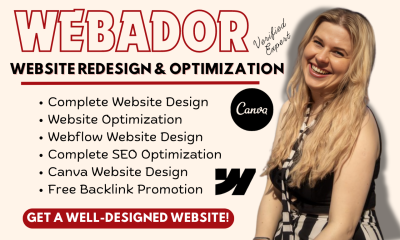 I Will Redesign Your Canva, Webador, Duda, Webflow, and Wix Websites – Hendrix_Ashley