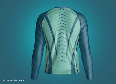 Raglan T-Shirt Long Sleeve Mockup – Free Download