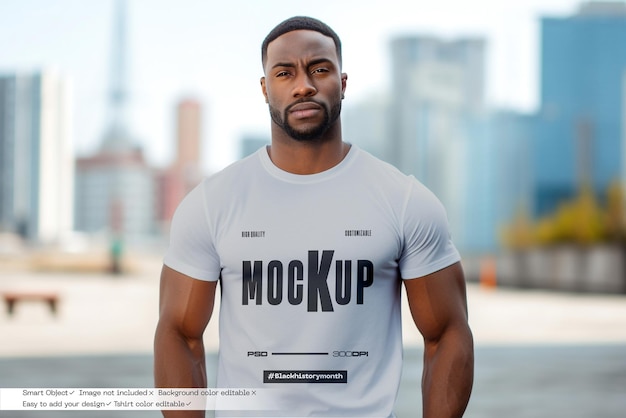 Mens T Shirt Mockup PSD – Download Free Stock Photo