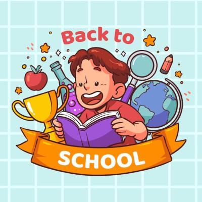 Back to School Hand Drawn Illustration – Free Download