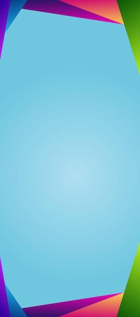 Bright Gradient Background with Geometric Colorful Patterns – Free Download