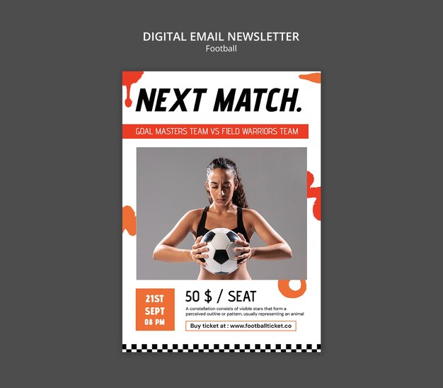 Soccer Template Design for Creative Projects – Free Download