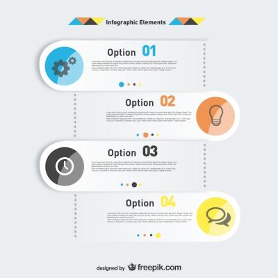 Infographic Featuring Gears and a Lightbulb – Free Stock Photo Download