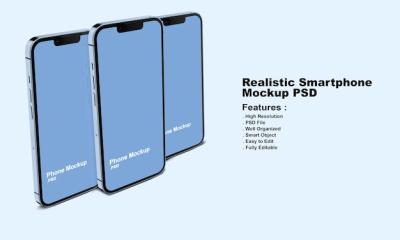 Realistic Premium Smartphone Mockup for Free Download