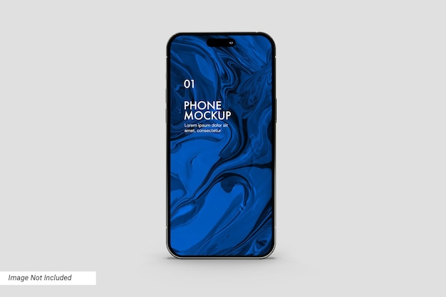 Phone Screen Mockup Front View – Free Download