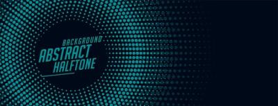 Circular Halftone Pattern Shape on Dark Background – Free to Download