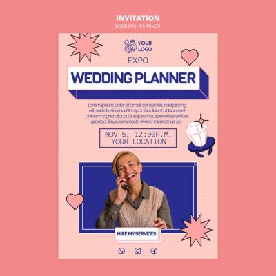Wedding Planner Invitation Template – Free Download