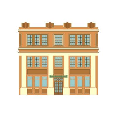 Detailed Linear Cityscape Victorian Building Facades – Free Download