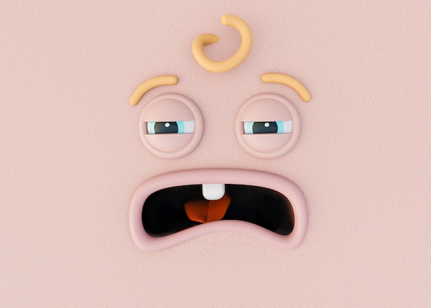 3D Rendering of Emotions – Free Stock Photo Download