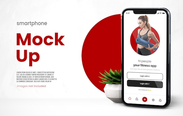 Minimalistic Background Featuring Realistic iPhone 13 – Free Download