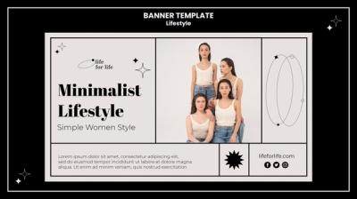 Minimalist Lifestyle Design Template – Free to Download