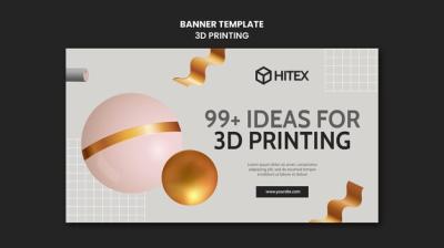 3D Printing Banner Template – Free Download, Download Free Stock Photo