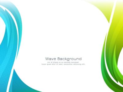 Decorative Background with Abstract Colorful Wave Design – Free Download
