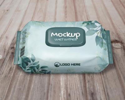 Facial Cleansing Wet Wipes Mockup – Free Download