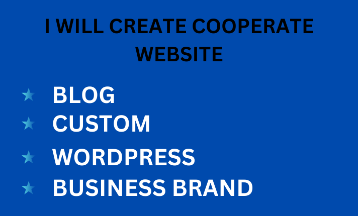 I Will Create a Responsive WordPress Website for You, From Blog to Corporate