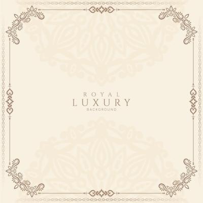 Beautiful Retro Decorative Floral Frame Background Vector – Free Download