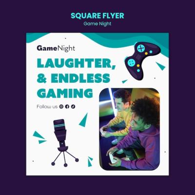 Game Night Template Design – Free Download