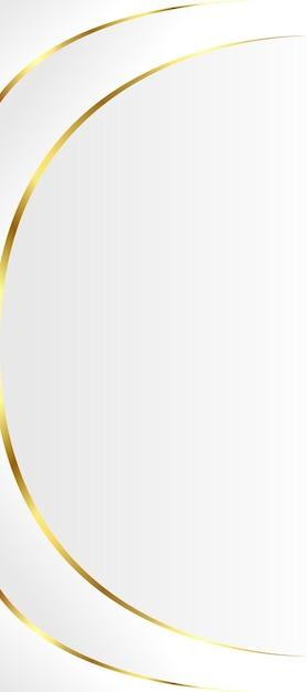 Geometric Golden Lines on White Background – Free Download