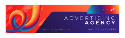 Business LinkedIn Banner with Gradient Design – Free Download