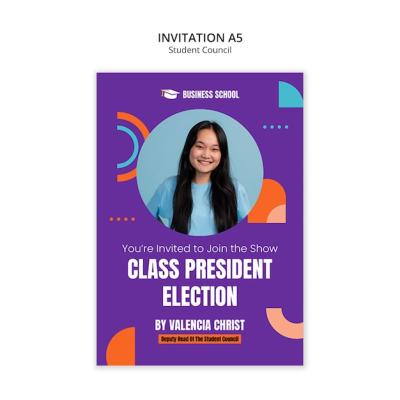 Student Council Template Design – Free Download