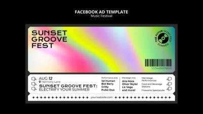 Party Entertainment Facebook Template – Free Download