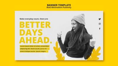 Horizontal Banner Template for Positivism – Free Download